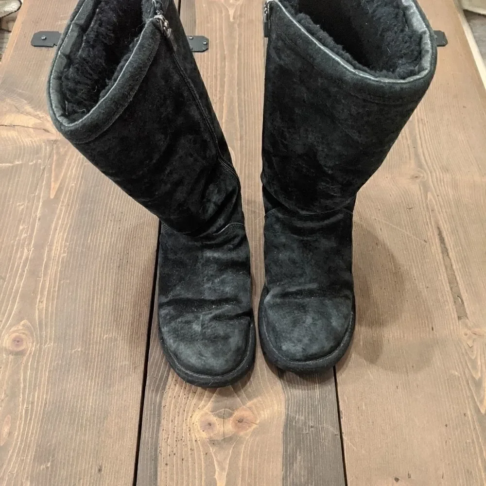 UGG Australia black Kenley sheepskin 1890 boots 7